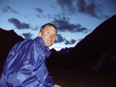 Tibet 2007 Sitting out of tent